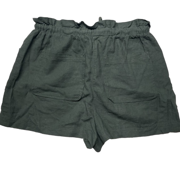 Universal Threads Linen Blend Paperbag Waist Shorts Size Medium - Picture 4 of 10